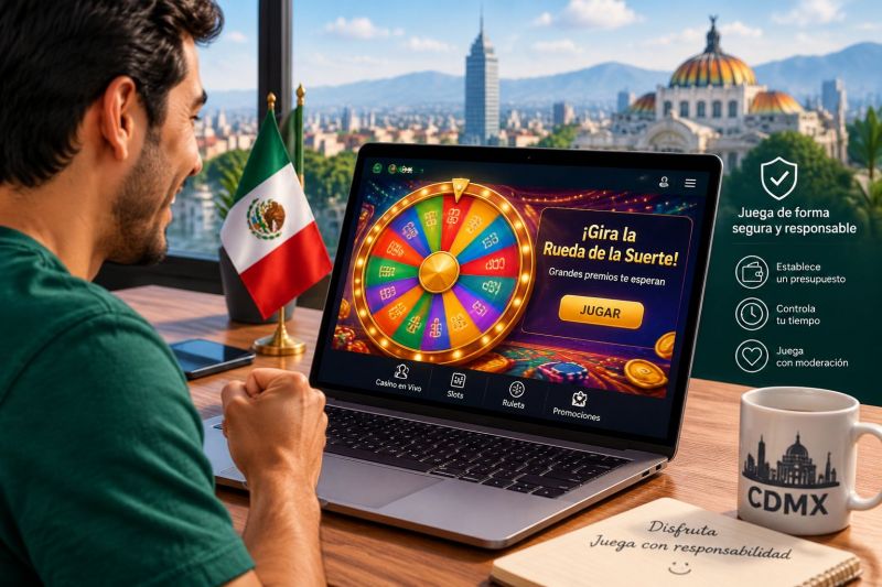 ¿Cómo funciona la rueda de la suerte en Betroia para usuarios de Ciudad de México?